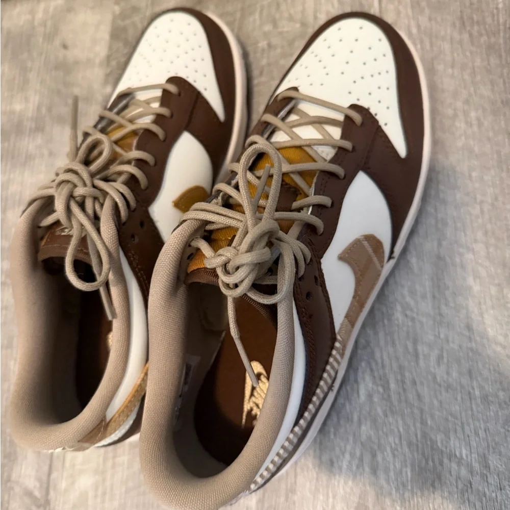 Nike dunks brown plaid checkered 6Y - Picture 2 of 4